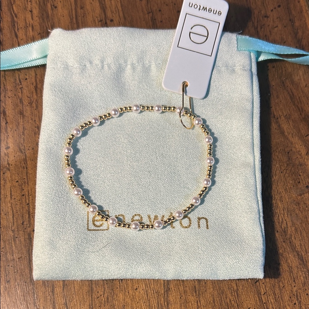 Enewton Gold and Pearl Beaded Bracelet